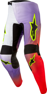 US 32 サイズ ALPINESTARS アルパインスターズ FLUID LUCENT オフロード MX パンツ ホワイト/ネオンレッド/蛍光イエロー SZ 32