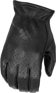 XSサイズ HIGHWAY 21 LOUIE PERFORATED グローブ 手袋 ブラック 黒 XS
