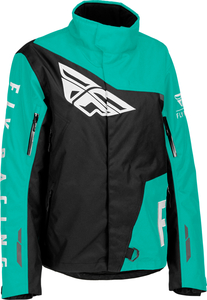 XLサイズ FLY RACING フライ レーシング 女性用 SNX PRO バイク ジャケット ブラック/ミント XL