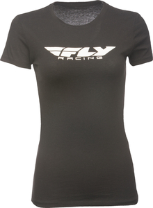 Lサイズ フライ レーシング 女性用 フライ コーポレート Tシャツ ブラック LG