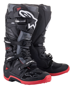 US 08 (約26cm) ALPINESTARS アルパインスターズ TECH 7 ブーツ ブラック/クールグレー/レッド SZ 08