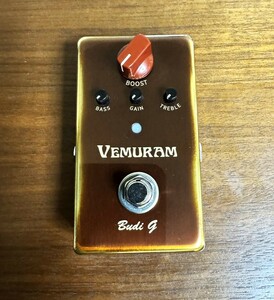 動作確認のみ ほぼ新品！Vemuram Budi-G ブースター ベムラム バディ・ジー