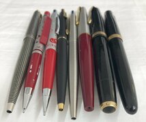 【5HSプ10058E】1円スタート★パーカー★PARKER★スターリングシルバー製★ボールペン★万年筆★ペン先14ｋ★シャーペン★インクなし★筆記_画像2