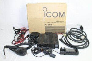 【8yP10164F】★iCOM★アイコム★アマチュア無線機★144/430MHz★デュオバンド★FMトランシーバー★IC-208★アンテナ★外箱★現状品