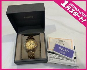 【6SI金10026D】1円スタート★動作品★SEIKO★セイコー5★スポーツ★100M★7S36-05C0★自動巻★23石★裏蓋スケルトン★メンズ★腕時計★