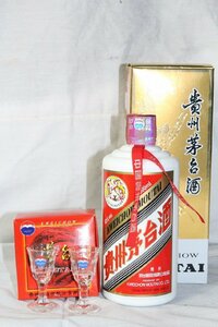 【6v酒352E】★1円スタート★古酒・未開栓★貴州茅台酒★マオタイ★中国酒★天女ラベル★KWEICHOW MOUTAI★陶器★白酒★963g★