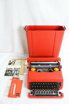 【1qP10185F】★オリベッティ★Olivetti★Valentine★タイプライター★説明書付き★アンティーク★コレクション★ヴィンテージ★現状品_画像1