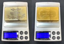 【5YM香10012F】★1円スタート★Zippo★ジッポ★TIME TANK★タイムタンク★POCKET CLOCK★ライター型★時計★マネークリップ_画像9