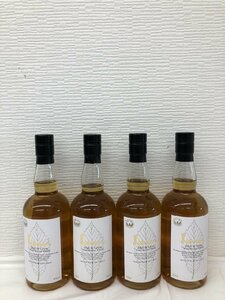 【8k酒501E】★1円スタート★古酒・未開栓★4本セット★ウイスキー★WHISKY★イチローズモルト&グレーン★ホワイトラベル★46％