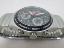 (95)♪Swatch スウォッチ IRONY アイロニー AG1997　メンズ腕時計 クロノグラフ デイト カレンダー フェイスのみアルミニウム 稼働品 _画像3