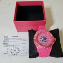 【送レ】 GO GO! CHANCE ジャグラー 腕時計 ピンク 桃色 パチスロ_画像3