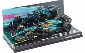 ミニチャンプス PMA 1/43 アストン マーティン AMR23 #14 3rd サウジアラビアGP F1 2023 フェルナンド・アロンソ 特注品