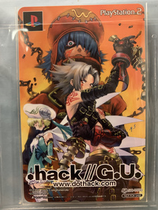 【未使用】・hack//G・U アニメ 50度数テレホンカード/テレカ　