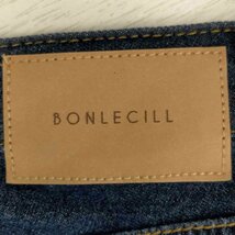 BONLECILL(ボンルシール) カラーステッチロールアップハイウエストデニムパンツ レディース JPN 中古 古着 0804_画像6