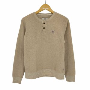 AIGLE(エーグル) ワンポイント ハーフボタン ロングスリーブフリース レディース import：S 中古 古着 1026