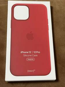 【新品】純正 iPhone 12 / 12 Pro シリコンケース・レッド