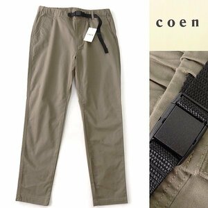 新品 UNITED ARROWS コーエン ストレッチ ツイル スキニー クライミング パンツ M カーキ 【P31092】 coen メンズ イージーパンツ