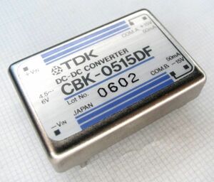 [単品] DC5V → ±DC15V 50ｍAｘ2 1.5W CBK-0515DF TDK DCDCコンバータ