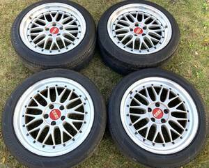 BBS LM 18インチ 8J+35 9J+40 114.3 BSレグノ 235/45 4本セット used