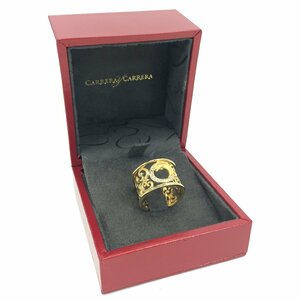 5668-60[ CARRERA y CARRERA ] Carrera y Carrera ring ring hose horse K18 gold 750 Gold diamond size : approximately 11 number gross weight approximately 8.34g