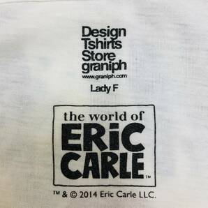 k1676 良品 ERiC CARLE エリックカール Tシャツ 半袖 ポケット プリント はらぺこあおむし F 古着 USED シンプルデイリーカジュアル の画像8
