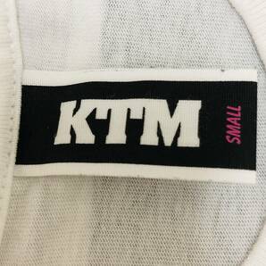 k1717 美品 KTM ケツメイシ 2015 Tシャツ 半袖 綿100％ ロゴプリント 胸ポケット S 黒 白 ボーダー メンズ ベーシックカジュアルスタイル の画像8