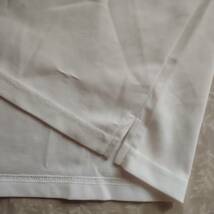 パラディーゾ　半袖シャツ　サイズＬ　やや光沢ホワイト　ややストレッチ　しなやか　細かいメッシュ風 ドライ速乾薄手生地_画像8
