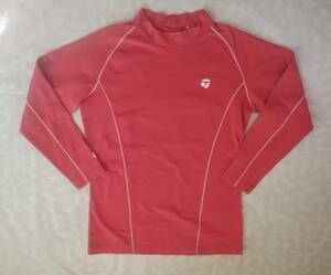  condition excellent! TaylorMade long sleeve shirt size L a little lustre red stretch inside side heat insulation cloth very firmly did a little thin cloth 