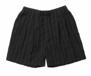 COOTIE Stripe Cloth 2 Tuck Easy Shorts