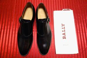 定価１１万円 未使用品 バリー(BALLY) ストラップビジネスシューズ US９1/2D EU８1/2E(日本サイズ27.5cm) 黒