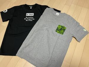 EVER GREEN B-TRUE DRY T-SHIRT TYPE D Orika mo pocket T-shirt set Evergreen pi-tu Roo dry T-shirt 