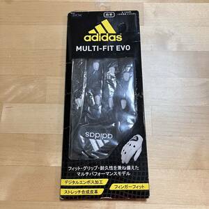 adidasアディダス　ゴルフグローブ　右手用グローブ　22cm MULTI-FIT EVO 黒　ブラック