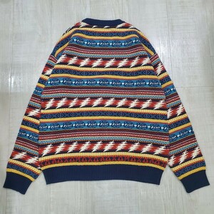 GRATEFUL DEAD × SCHOTT NYC グレイトフル デッド ショット Lightning bolt sweater スカルローズ クルーネック コットン ニット 