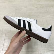 新品 adidas SAMBA OG アディダス サンバ OG スニーカー B75806 FTWWHT/CBLACK/CGRANI ホワイト 系 サイズ 27.5cm US9 1/2_画像4