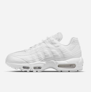 24cmナイキ エアマックス 95 箱なし　　　air max ホワイト/白 US7.