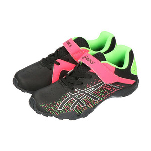 ★asics★レーザービーム1154A138/新品23cm ブラック×シルバー③