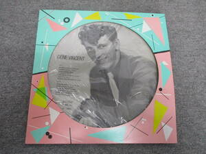 B291　棚に　現状品　LP盤　レコード　GENE VINCENT　ジーン・ヴィンセント　ピクチャーレコード　BE BOP A LULA　WOMAM LOVE　洋楽