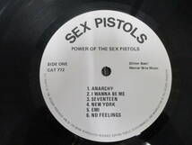 最終値下げ　B305　棚ね　現状品　LP盤　レコード　POWER OF THE PISTOLS　SEX PISTOLS　セックス・ピストルズ　ANARUHY IN THE UK　洋楽_画像6