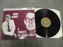 B315　棚ね　現状品　LP盤　レコード　MIKE BERRY　A TRIBUTE TO BUDDY HOLLY　マイク・ベリー　バディ・ホリー　ON MY MIND　洋楽　_画像1