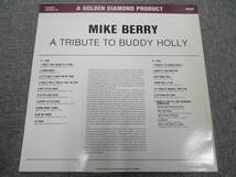 B315　棚ね　現状品　LP盤　レコード　MIKE BERRY　A TRIBUTE TO BUDDY HOLLY　マイク・ベリー　バディ・ホリー　ON MY MIND　洋楽　_画像3