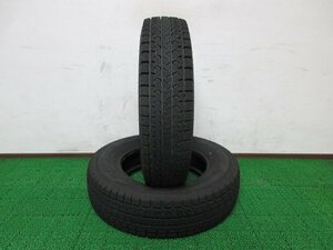 D613【送料無料】175/80R15 超溝高 9分山 ヨコハマ スタッドレス G075 2019年製 2本 激安 パジェロミニ テリオスキッド テリオスルキア 等