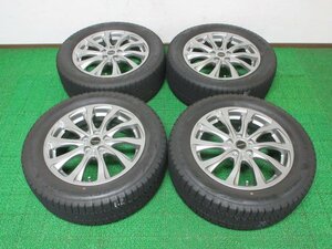 L556【送料無料 在庫処分】205/55R16 超溝高 9分山 ブリヂストン スタッドレス VRX2 ♪ ホイールセット 4本 激安 86 GR86 BRZ インプレッサ