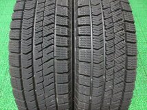 T755【送料無料】155/65R13 超溝高 9分山 ブリヂストン スタッドレス VRX2 ♪ 2021年製 ホイールセット 4本 激安 ワゴンR eK ルークス モコ_画像3