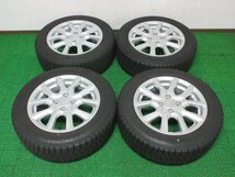 T767【送料無料 SALE品】185/60R15 超溝高 スタッドレス ★最新★ ICENAVI 8 ♪ 21年 アルミ ホイールセット 4本 ホンダ 純正 Modulo 美品_画像1