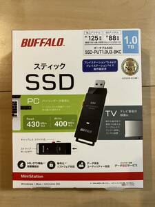【新品未開封】外付けSSD 1TB BUFFALO SSD-PUT1.0U3-BKC