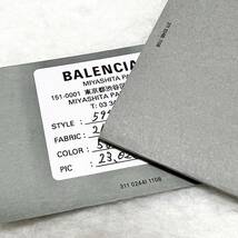 バレンシアガ BALENCIAGA 未使用 今年購入 CASH キャッシュ 二つ折り 財布 コンパクト ウォレット スパークリング 594216 スパークリング_画像9