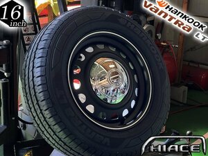 新品 ハイエース 200系 レジアエース pcd139.7 6穴 スチール 16インチ タイヤ ホイール 4本セット hankook vantra 215/65R16