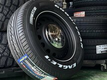 新品 16インチ タイヤホイール 4本セット ハイエース 200系 pcd139.7 6穴 ホワイトレター グッドイヤー 215/65R16_画像3