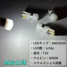 MH55S ワゴンRスティングレー ハイブリッド T10 LED ルームランプ ナンバー灯 バックランプ ホワイト 5個セット スズキ 送料無料_画像4