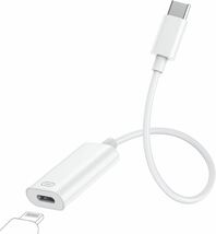 USB C - Lightningアダプタ 急速充電アダプター ライトニング toタイプC変換コネクター iOS Type C iPhoneメスからUSB C変換コネクター_画像1